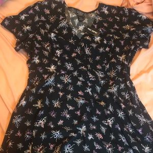 Plus Size Bug Print Dress